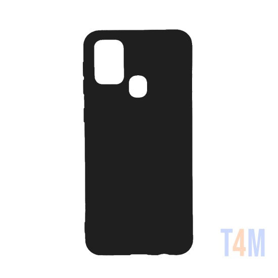 Funda de Silicona Suave para Samsung Galaxy F41 Negro